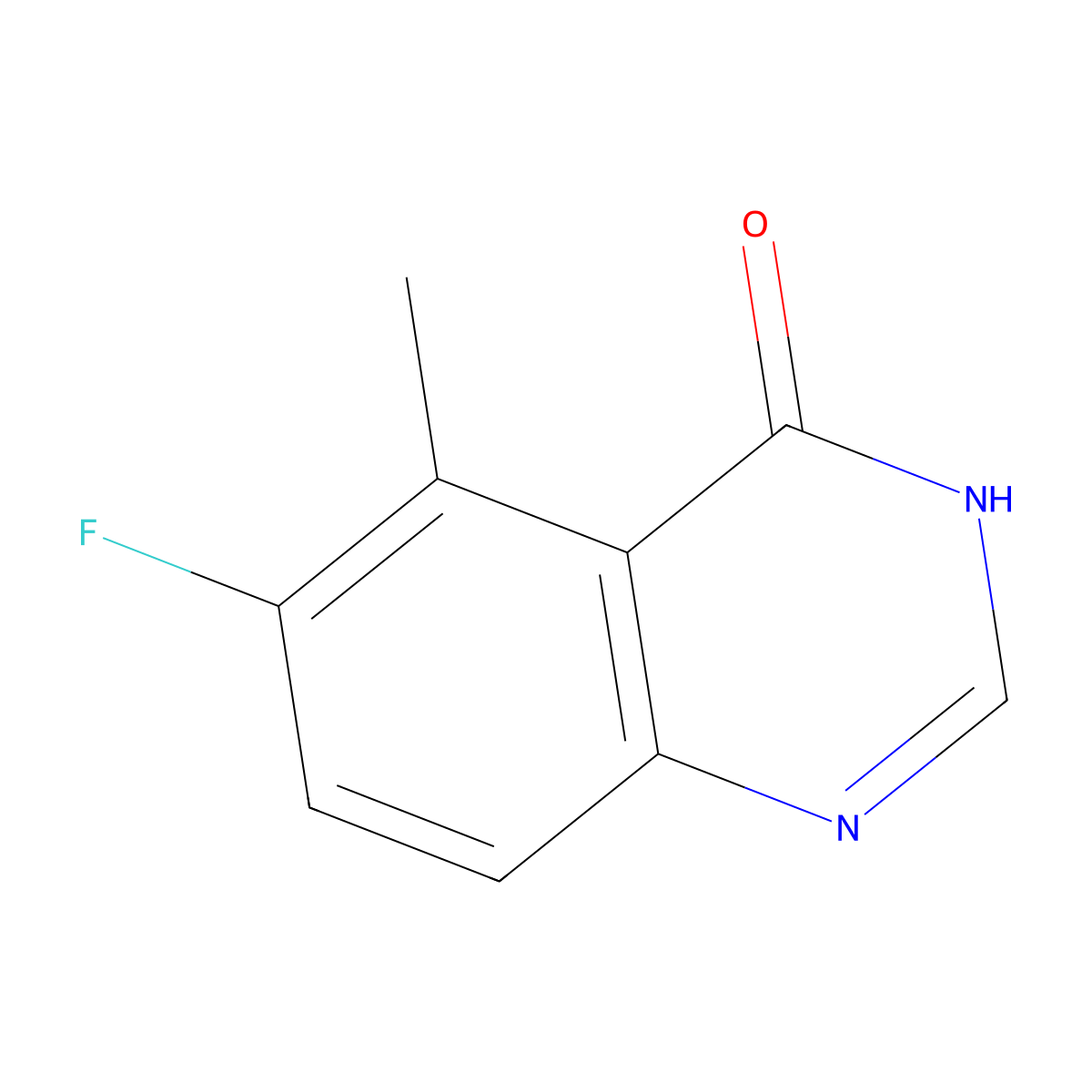 6-Fluoro-5-methyl-3,4-dihydroquinazolin-4-one molecular structure, CAS 2172393-52-9