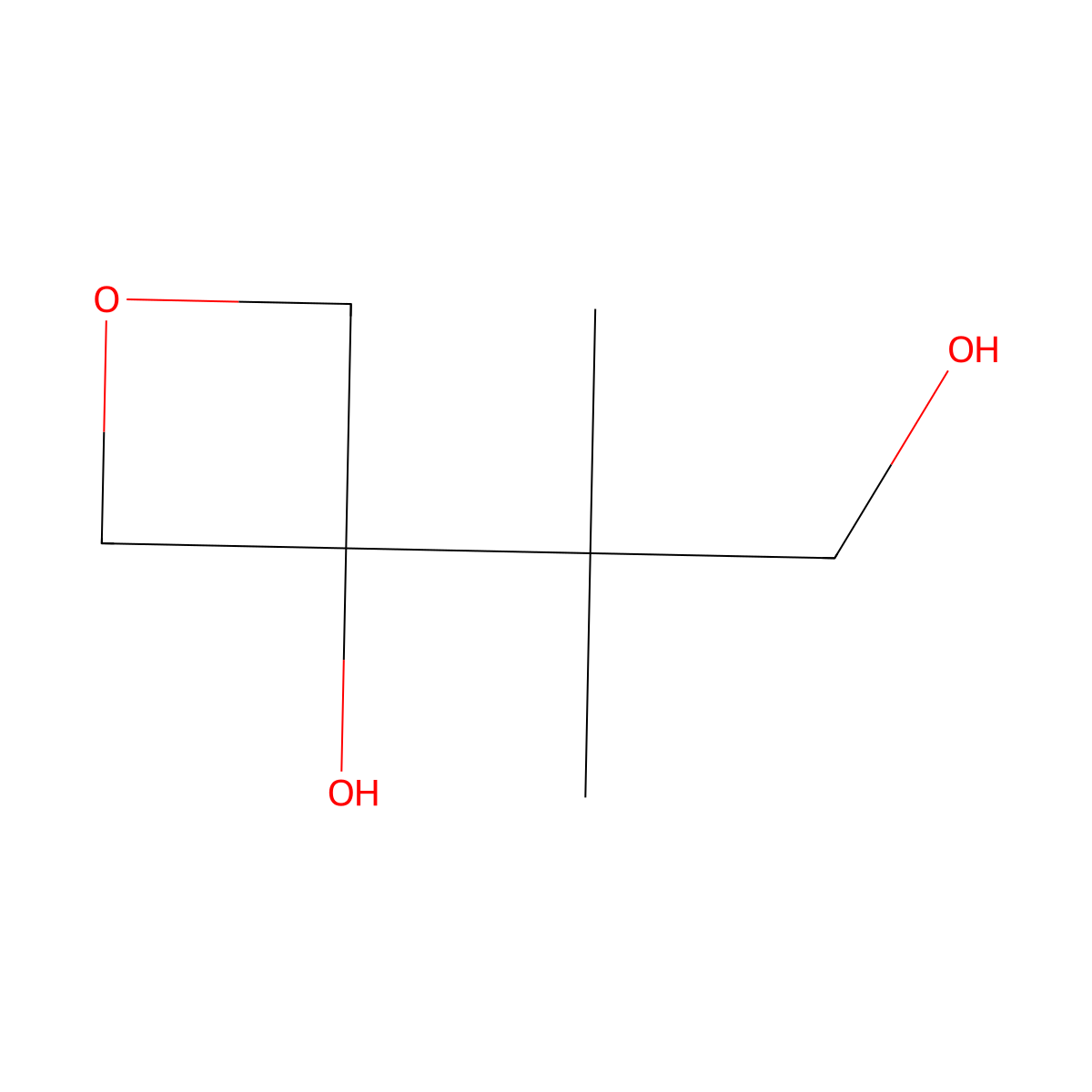 3-(1-Hydroxy-2-methylpropan-2-yl)oxetan-3-ol molecular structure, CAS 2172453-66-4
