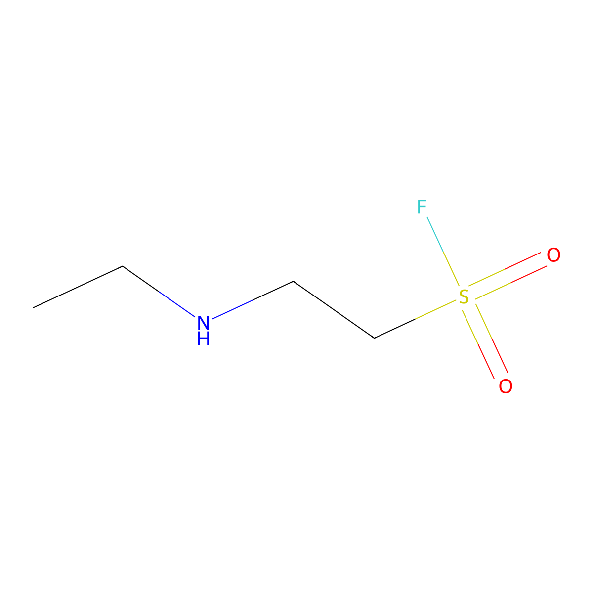 2-(Ethylamino)ethane-1-sulfonyl fluoride molecular structure, CAS 2172466-73-6