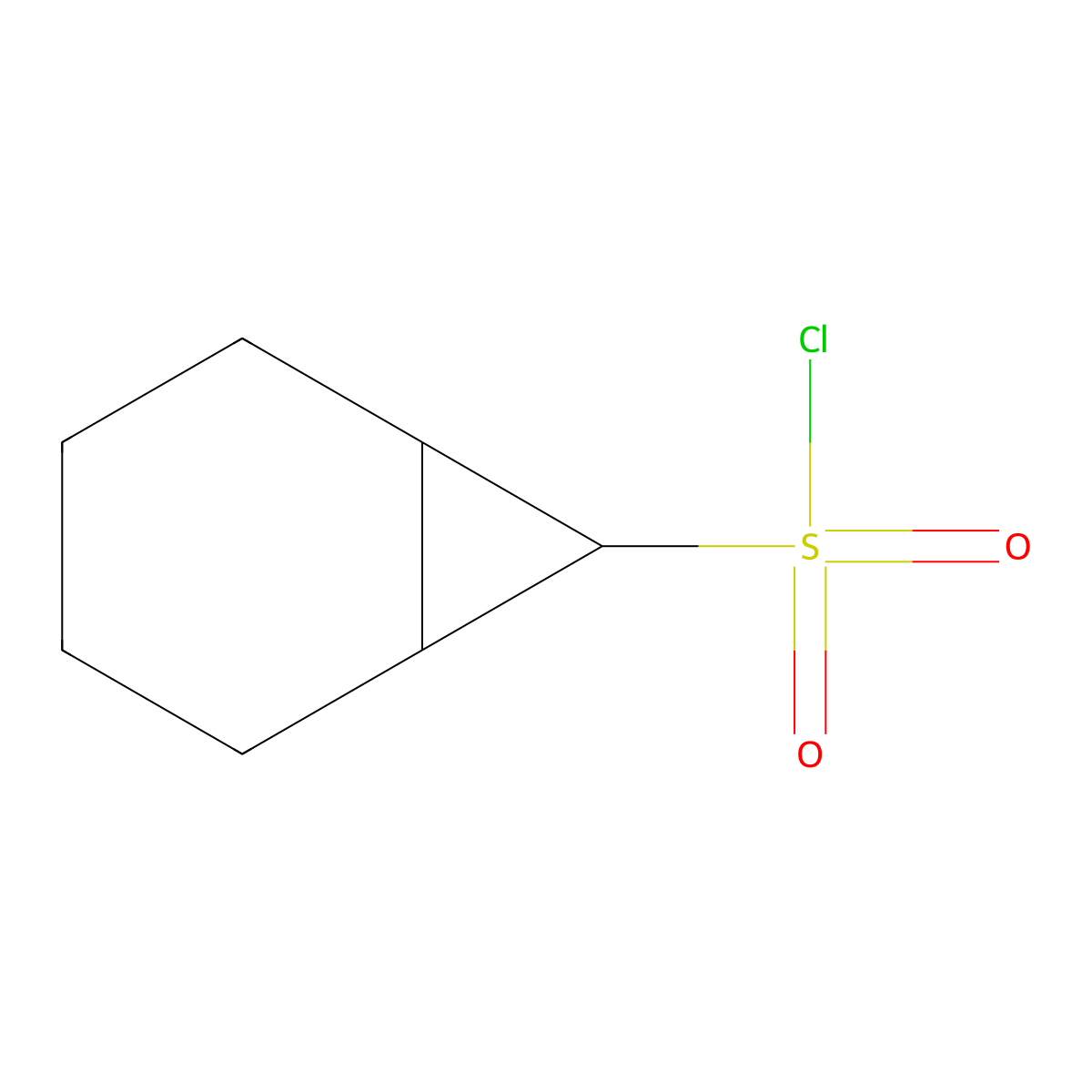 Bicyclo[4.1.0]heptane-7-sulfonyl chloride molecular structure, CAS 2172474-45-0