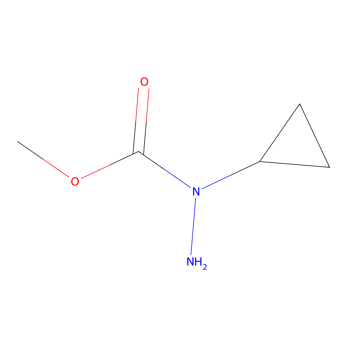 N-cyclopropylmethoxycarbohydrazide molecular structure, CAS 2172494-51-6