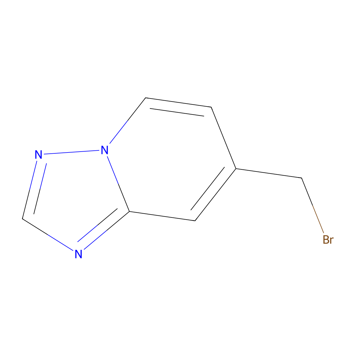 7-(Bromomethyl)-[1,2,4]triazolo[1,5-a]pyridine molecular structure, CAS 2172497-33-3