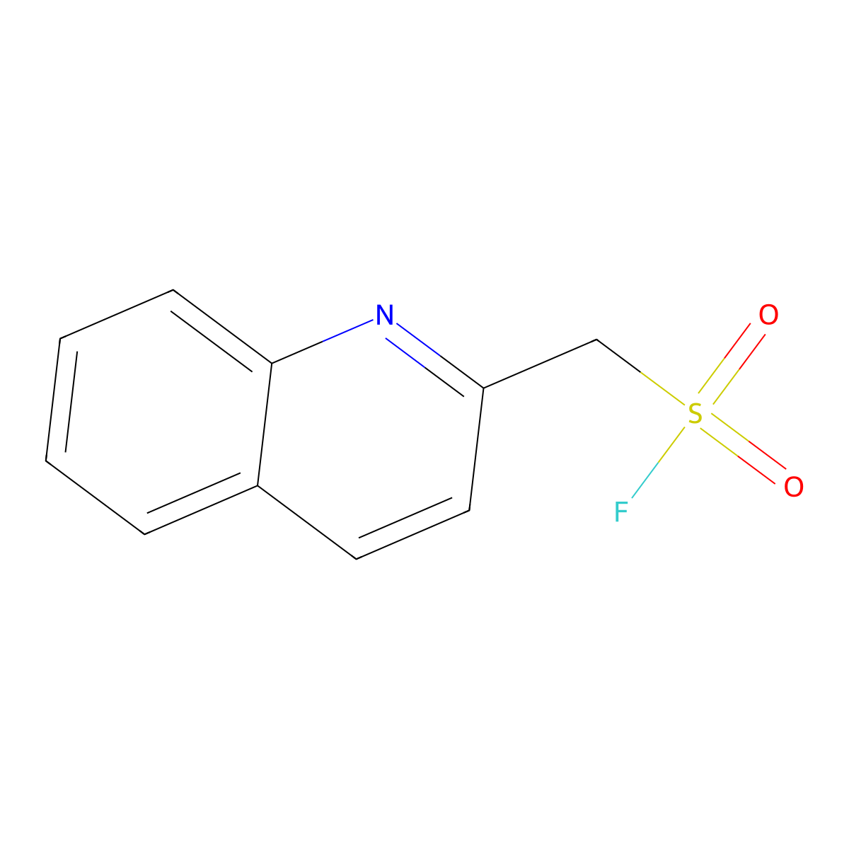 (Quinolin-2-yl)methanesulfonyl fluoride molecular structure, CAS 2172507-29-6