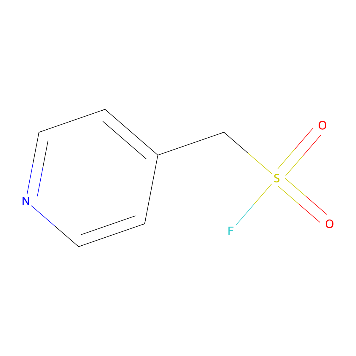 (Pyridin-4-yl)methanesulfonyl fluoride molecular structure, CAS 2172522-15-3