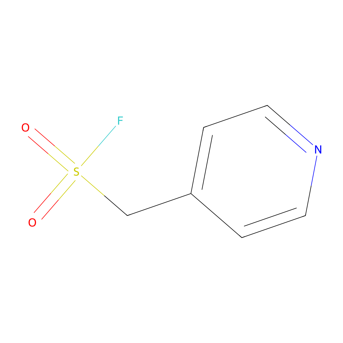 (Pyridin-4-yl)methanesulfonyl fluoride molecular structure, CAS 2172522-15-3
