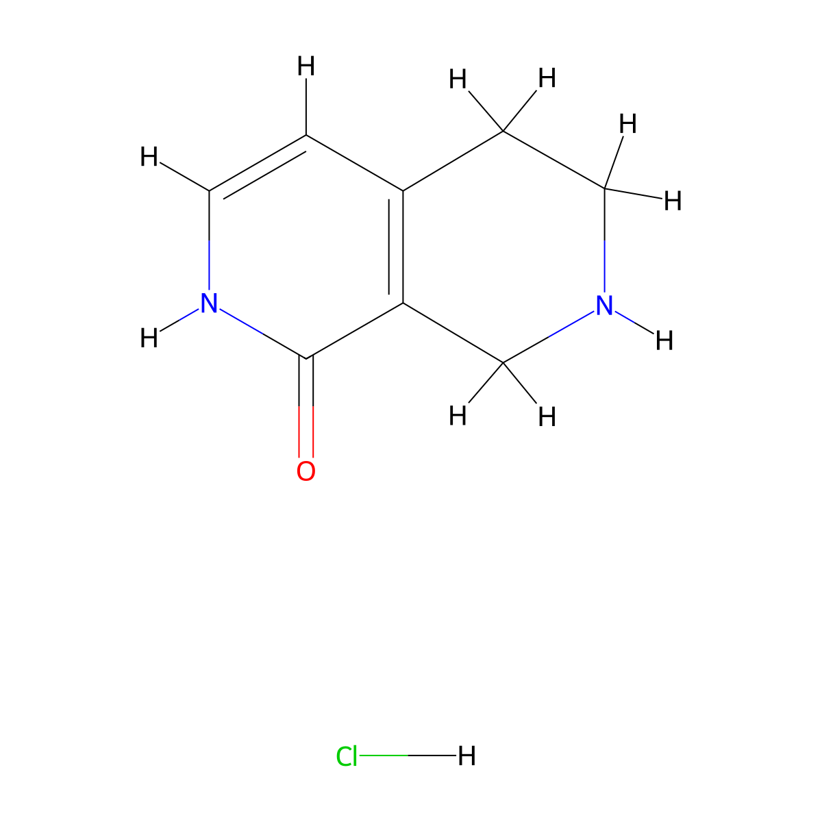 1,2,5,6,7,8-Hexahydro-2,7-naphthyridin-1-one hydrochloride molecular structure, CAS 2172535-89-4