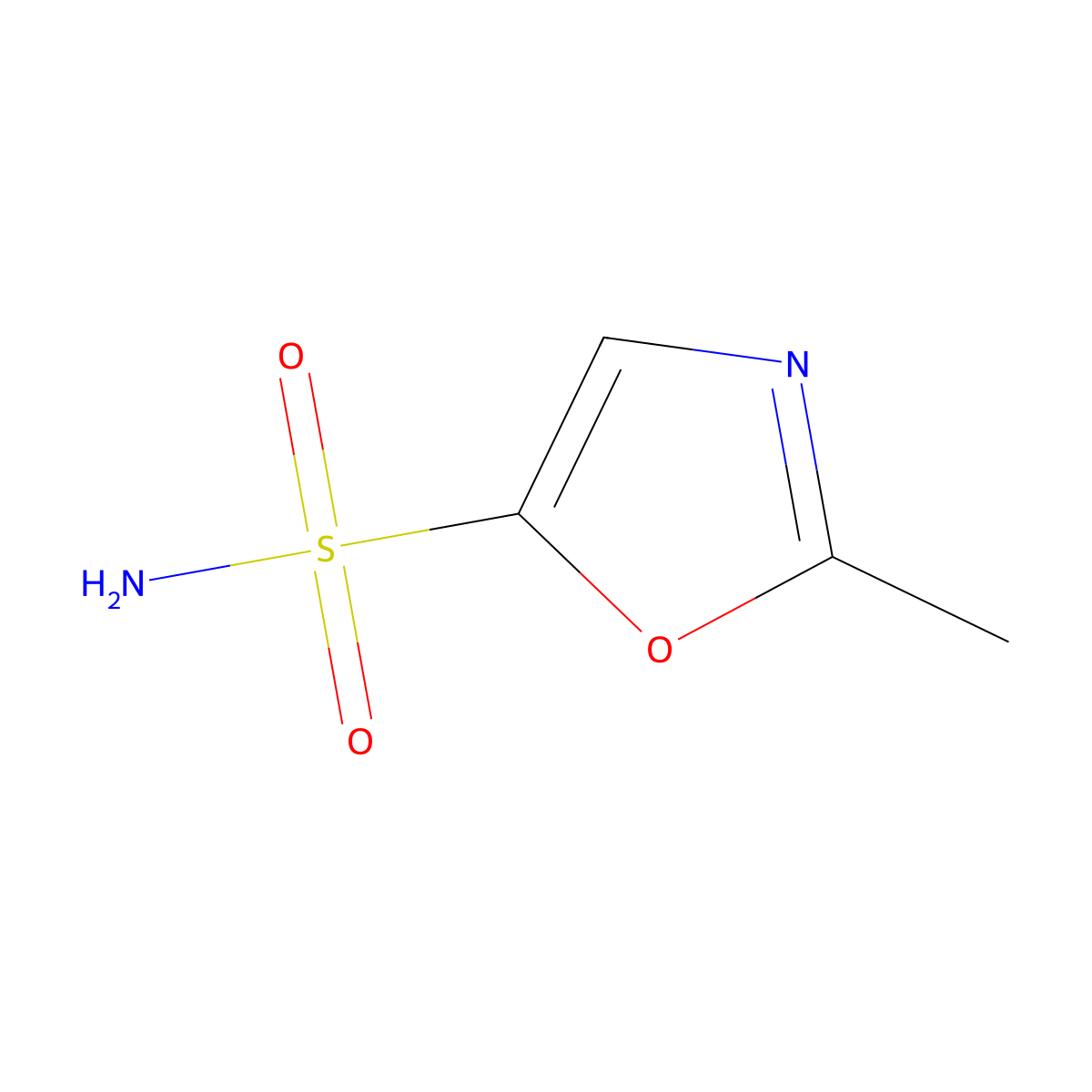 2-Methyl-1,3-oxazole-5-sulfonamide molecular structure, CAS 2172542-64-0