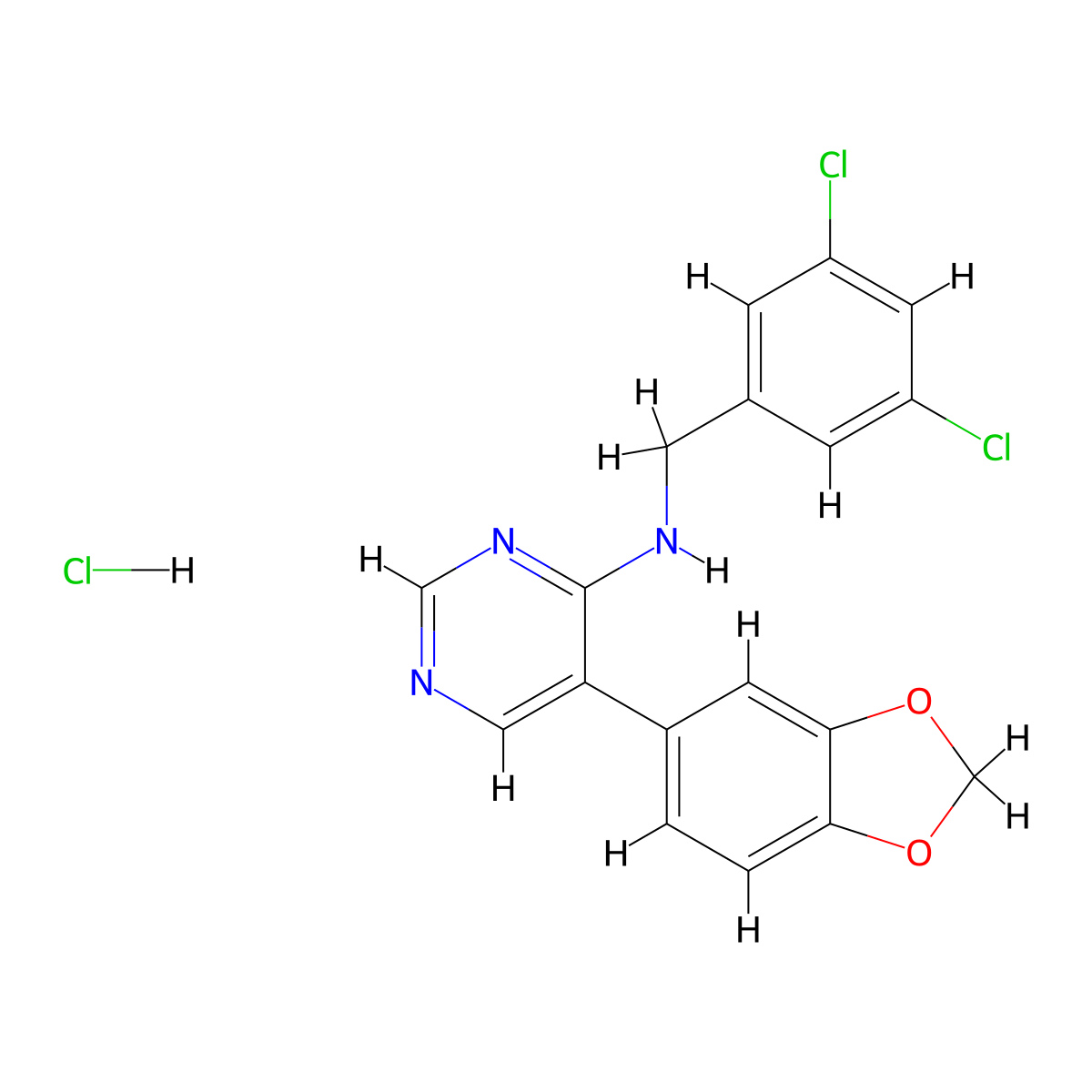ML 315 hydrochloride molecular structure, CAS 2172559-91-8