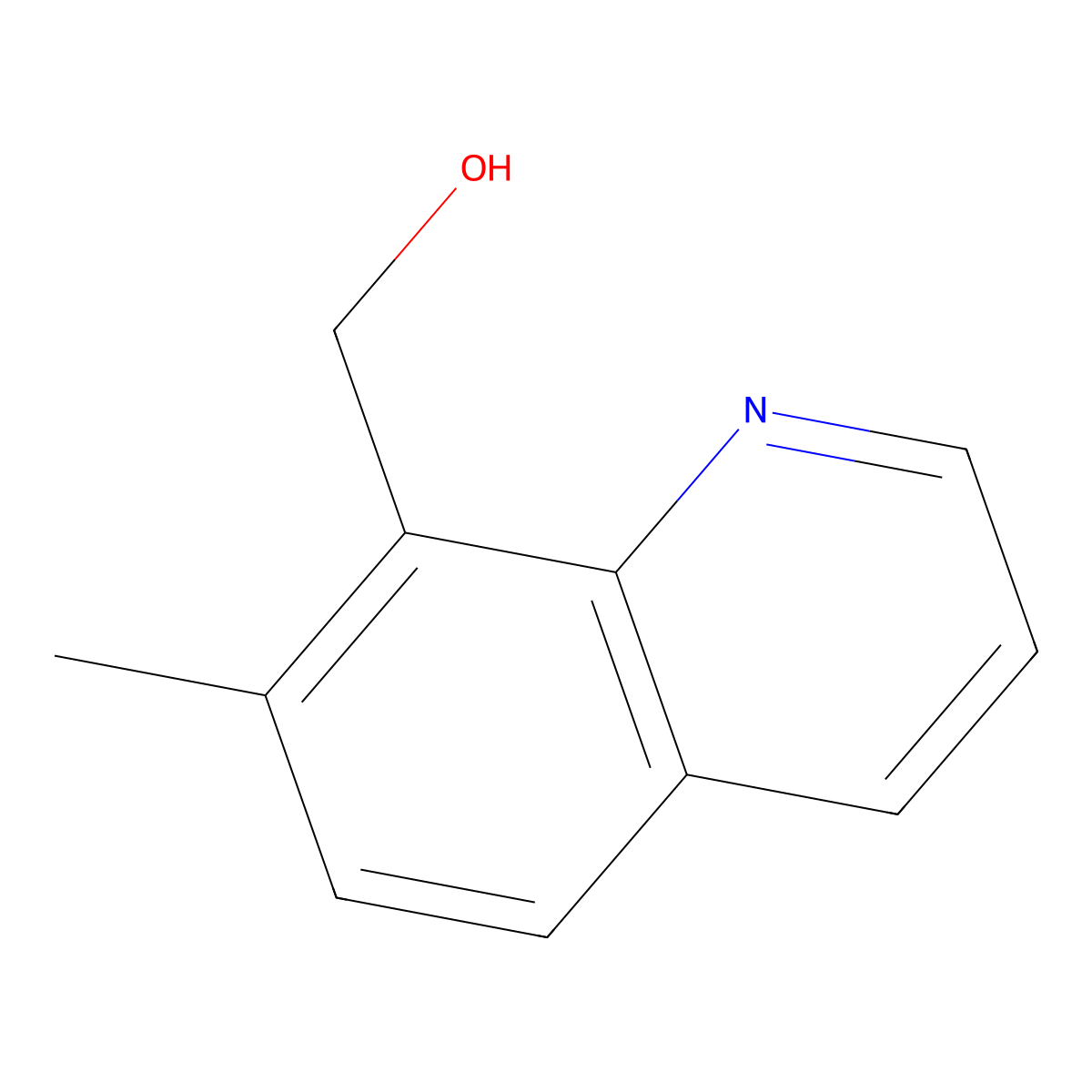 (7-Methylquinolin-8-yl)methanol molecular structure, CAS 2172571-31-0