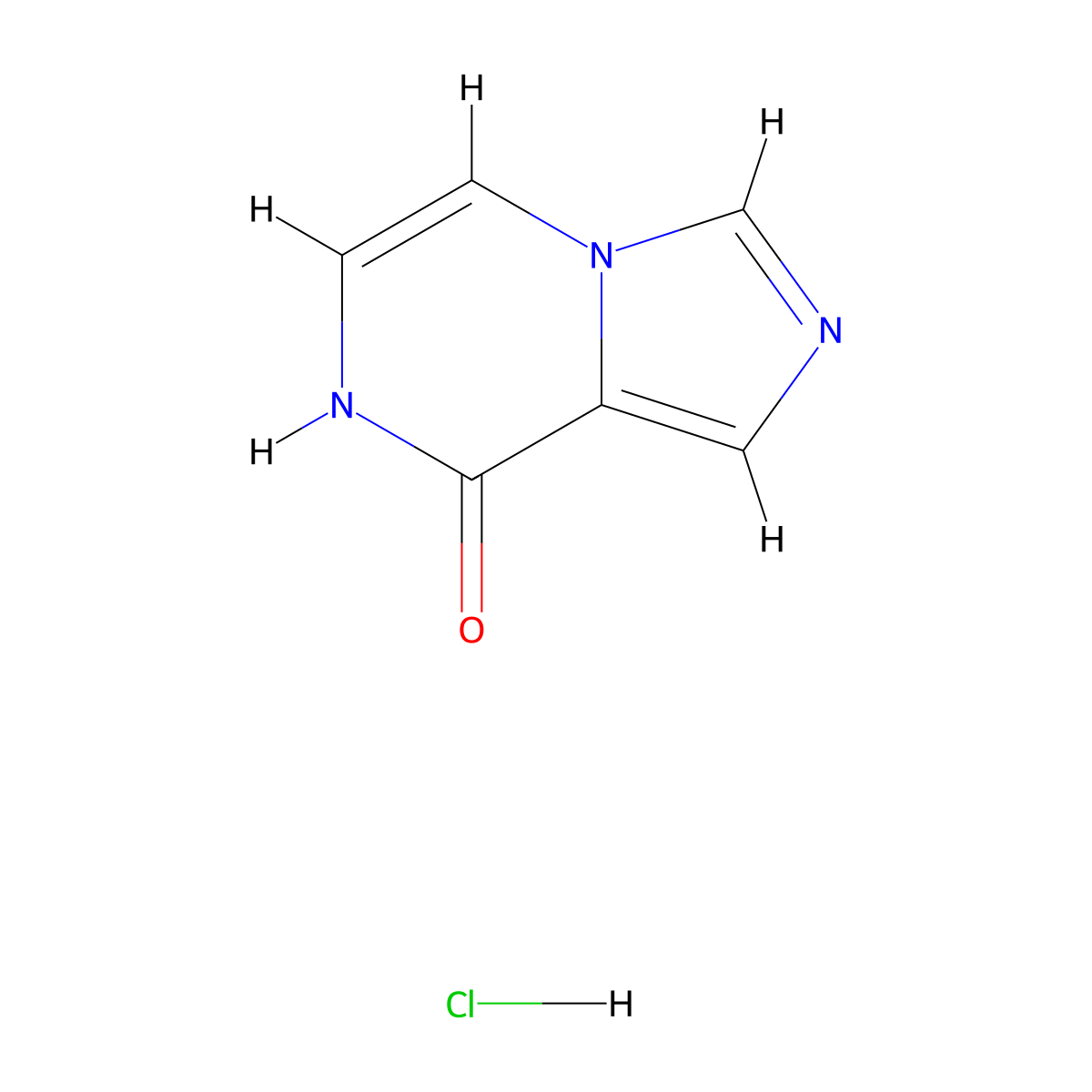 7H,8H-imidazo[1,5-a]pyrazin-8-one hydrochloride molecular structure, CAS 2172576-07-5