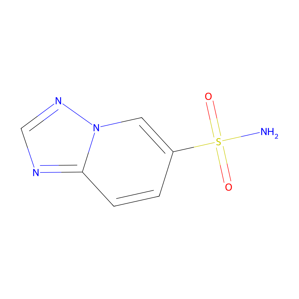 [1,2,4]Triazolo[1,5-a]pyridine-6-sulfonamide molecular structure, CAS 2172583-02-5