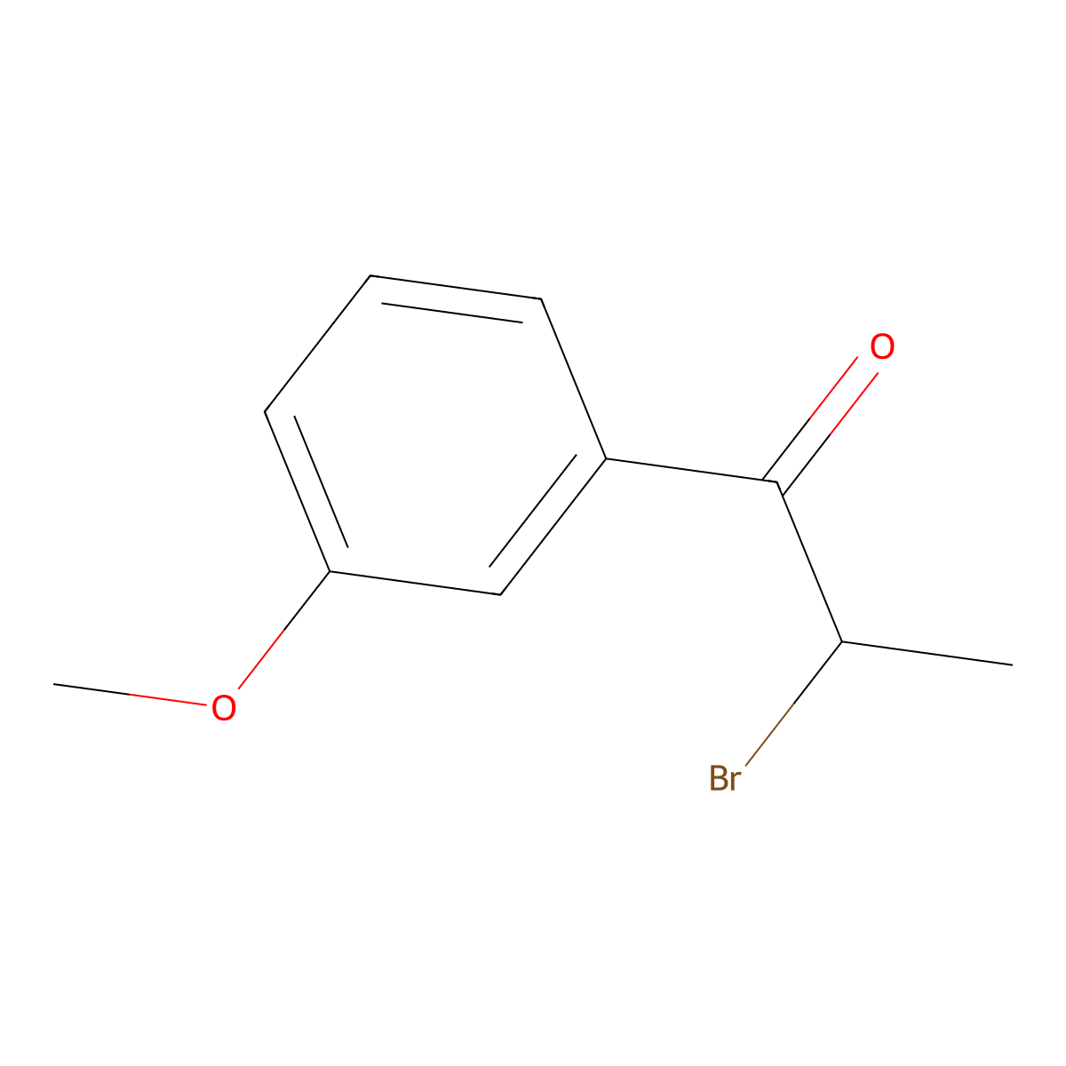 2-Bromo-1-(3-methoxy-phenyl)-propan-1-one molecular structure, CAS 21726-71-6