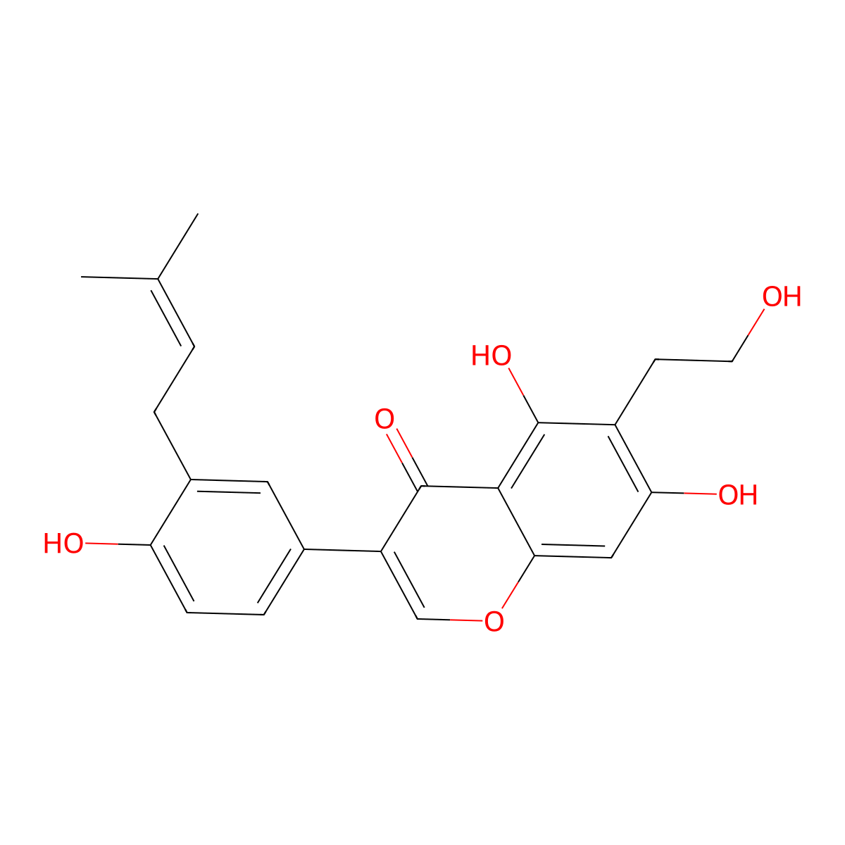 Derrisisoflavone J molecular structure, CAS 2172624-67-6