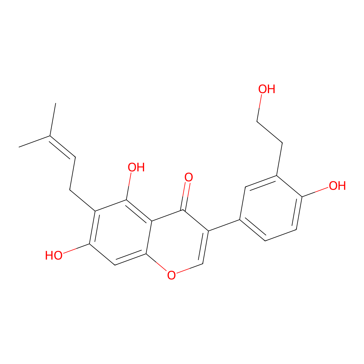 Derrisisoflavone K molecular structure, CAS 2172624-68-7