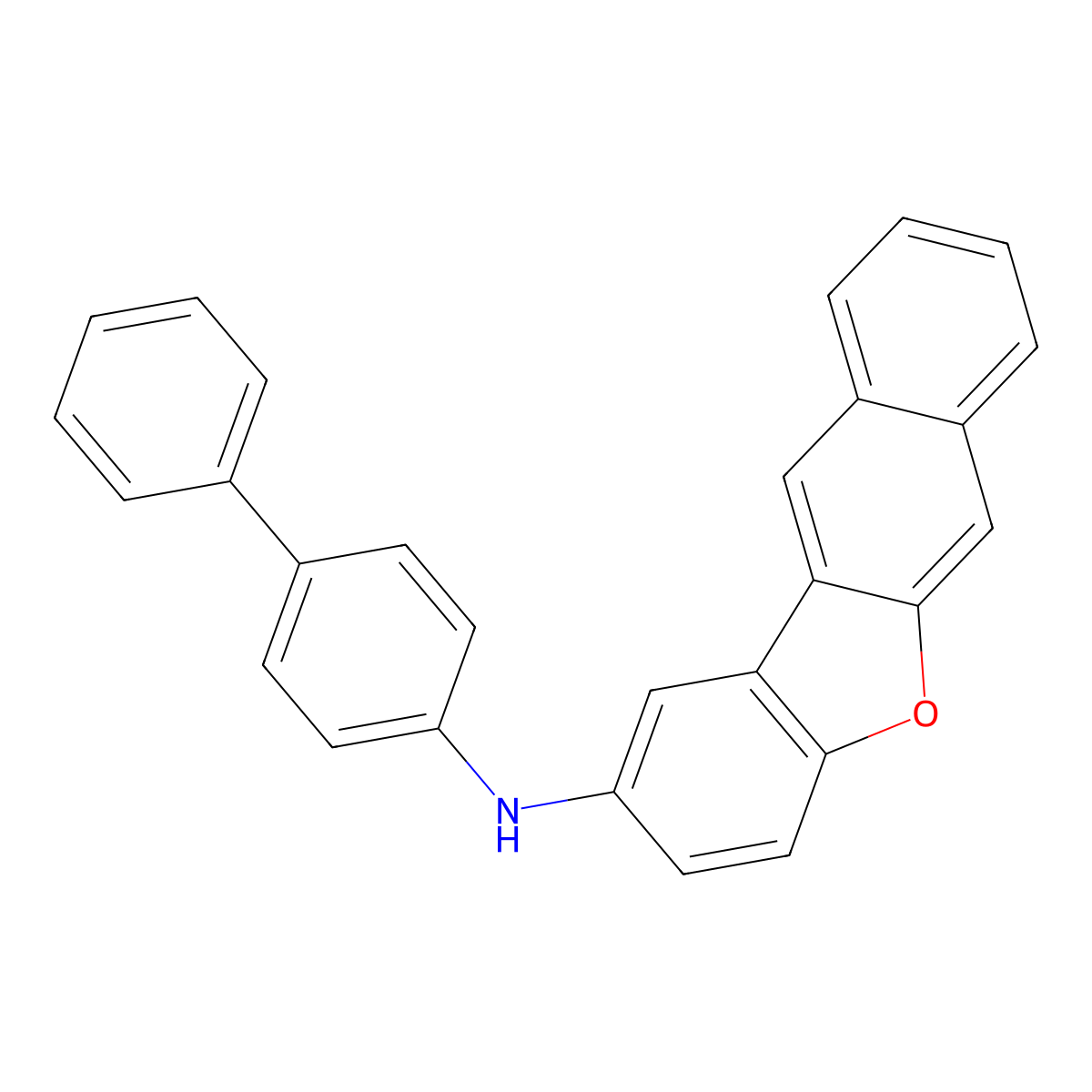 N-([1,1'-Biphenyl]-4-yl)naphtho[2,3-b]benzofuran-2-amine molecular structure, CAS 2172702-74-6