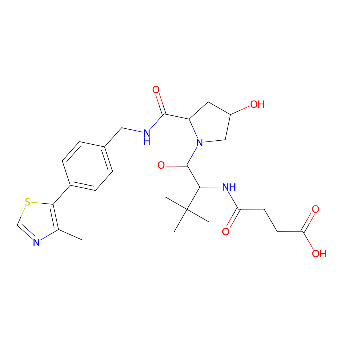 VH 032 amide-alkylC2-acid molecular structure, CAS 2172819-72-4