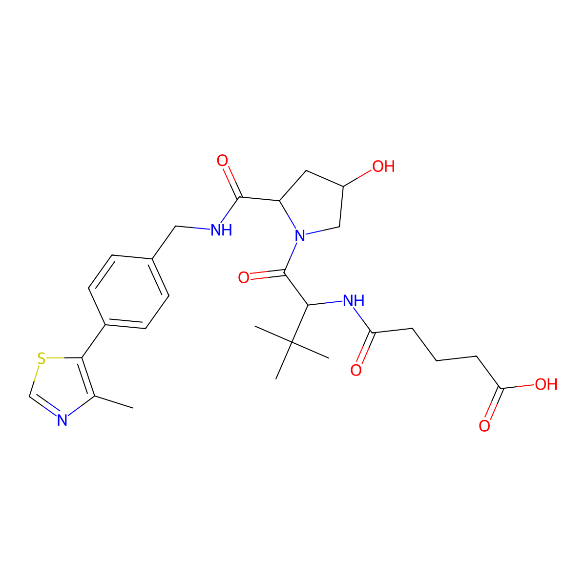 VH 032 amide-alkylC3-acid molecular structure, CAS 2172819-73-5