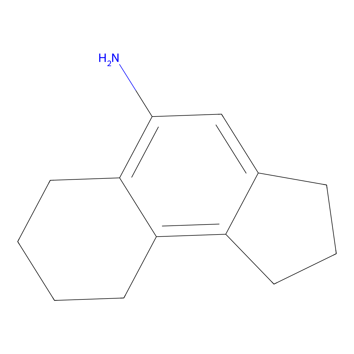 2,3,6,7,8,9-Hexahydro-1H-cyclopenta[a]naphthalen-5-amine molecular structure, CAS 2172947-68-9