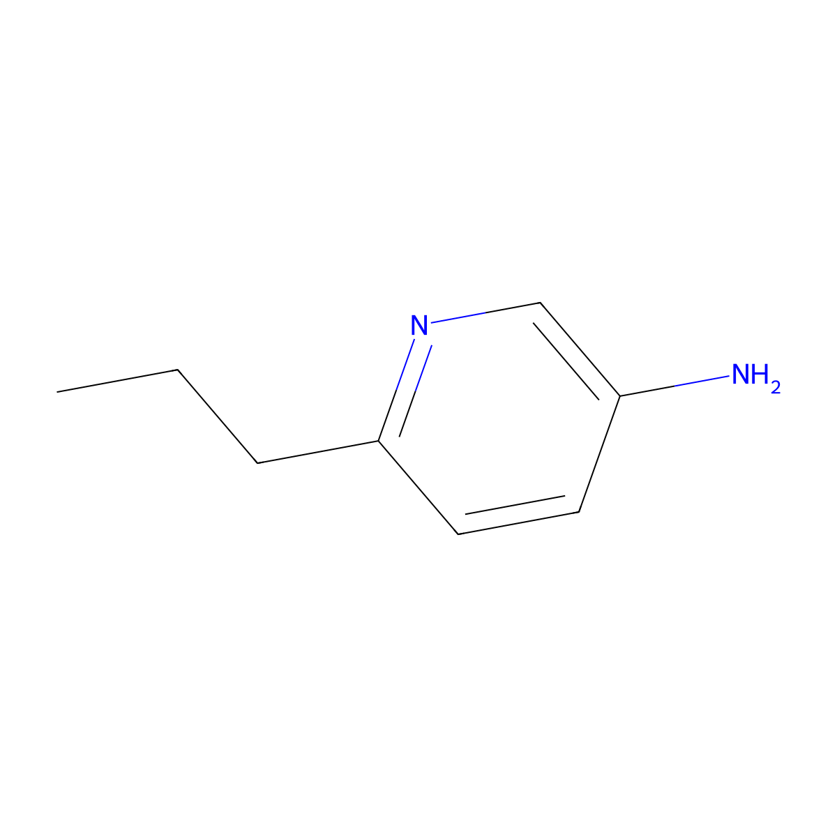 6-Propylpyridin-3-amine molecular structure, CAS 217302-91-5