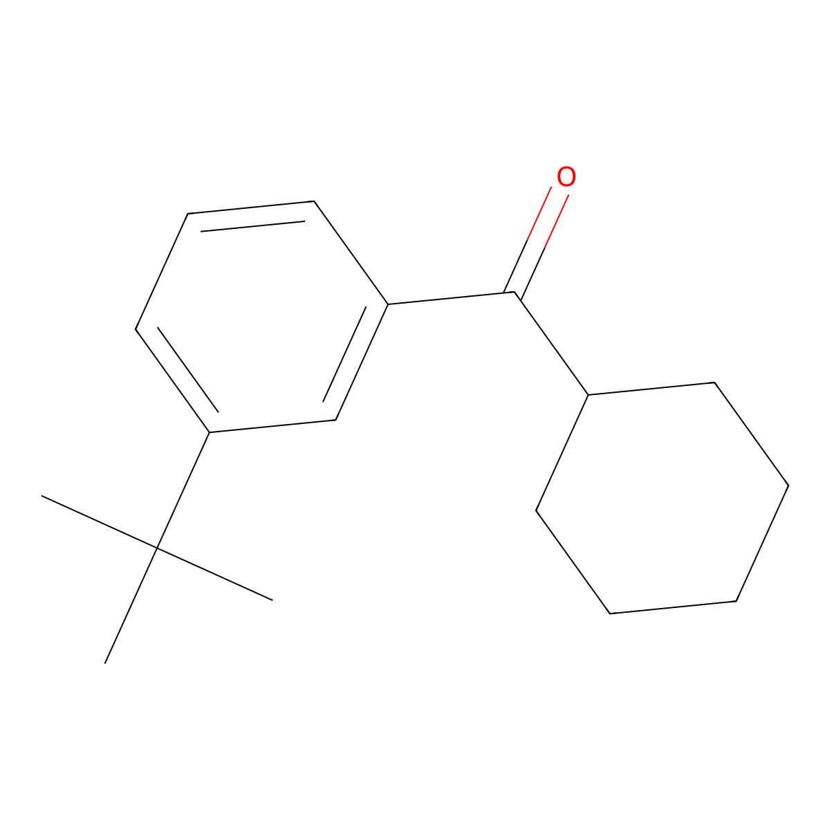 (3-(Tert-butyl)phenyl)(cyclohexyl)methanone molecular structure, CAS 2173084-92-7