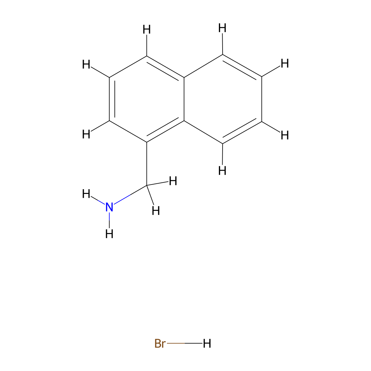 1-Naphthylmethylammonium bromide molecular structure, CAS 217309-83-6