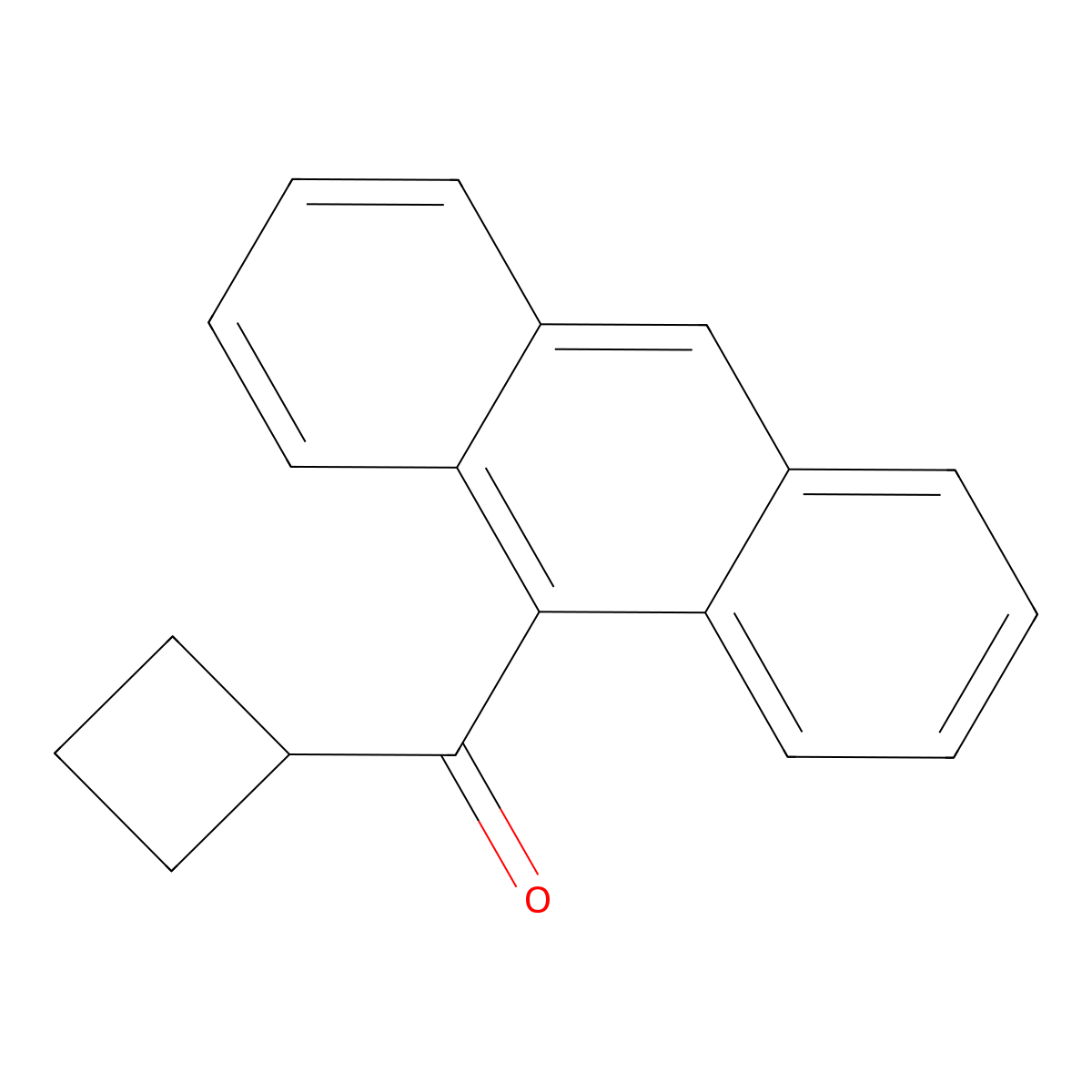 9-Anthryl(cyclobutyl)methanone molecular structure, CAS 2173090-51-0