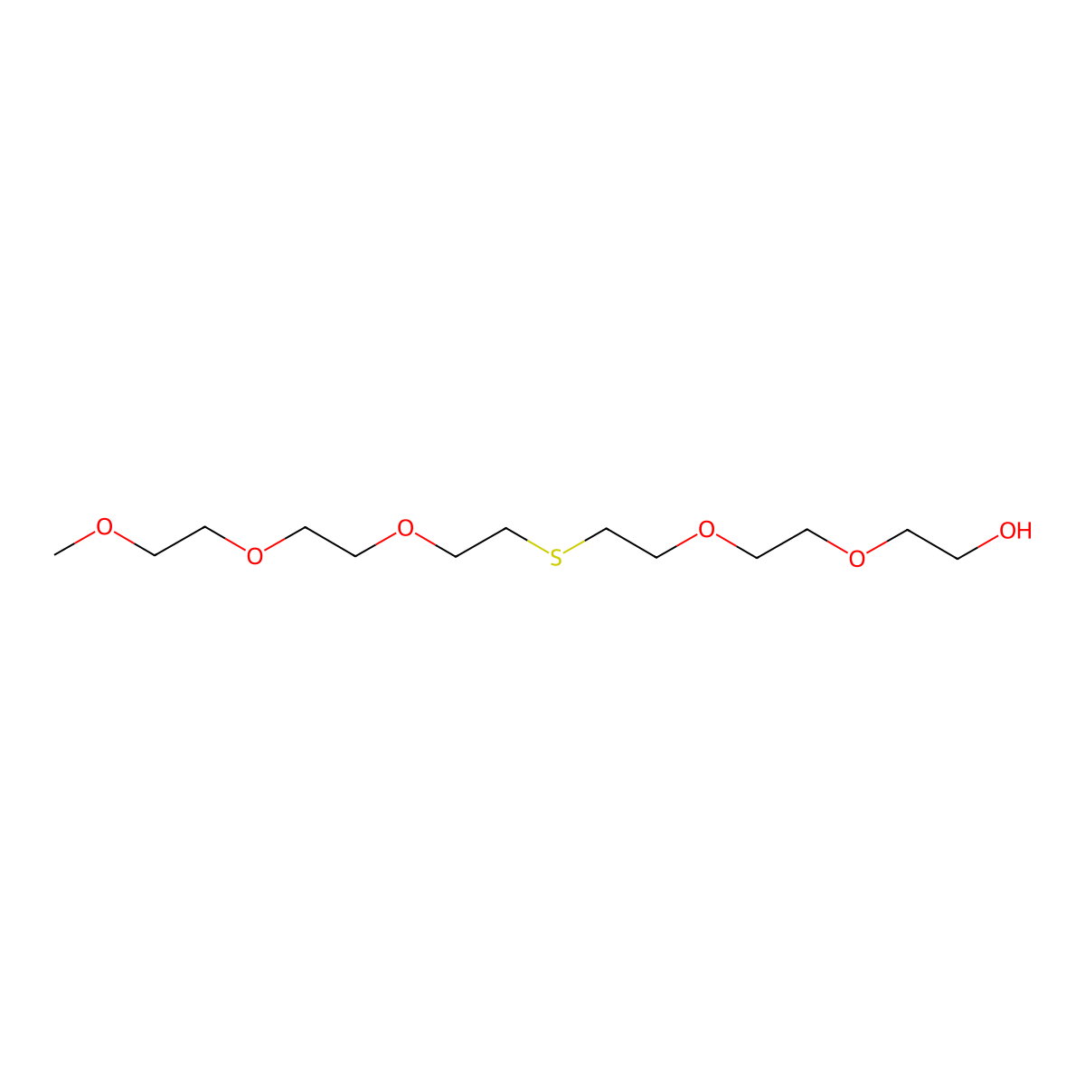 m-PEG3-S-PEG2-OH molecular structure, CAS 2173095-09-3