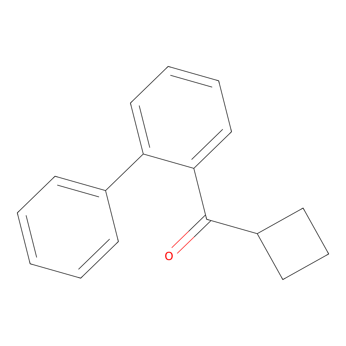 [1,1'-Biphenyl]-2-ylcyclobutylmethanone molecular structure, CAS 2173111-45-8