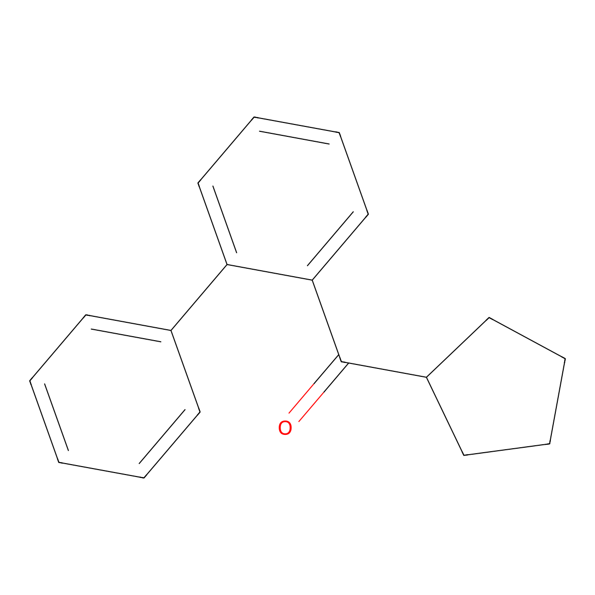 [1,1'-Biphenyl]-2-yl(cyclopentyl)methanone molecular structure, CAS 2173111-75-4