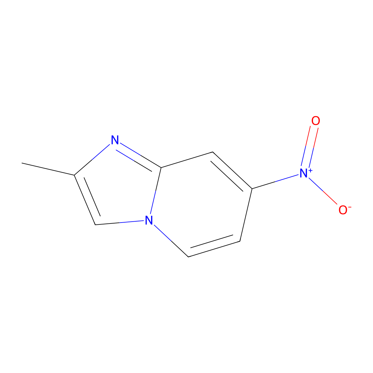 2-Methyl-7-nitroimidazo[1,2-a]pyridine molecular structure, CAS 2173116-47-5