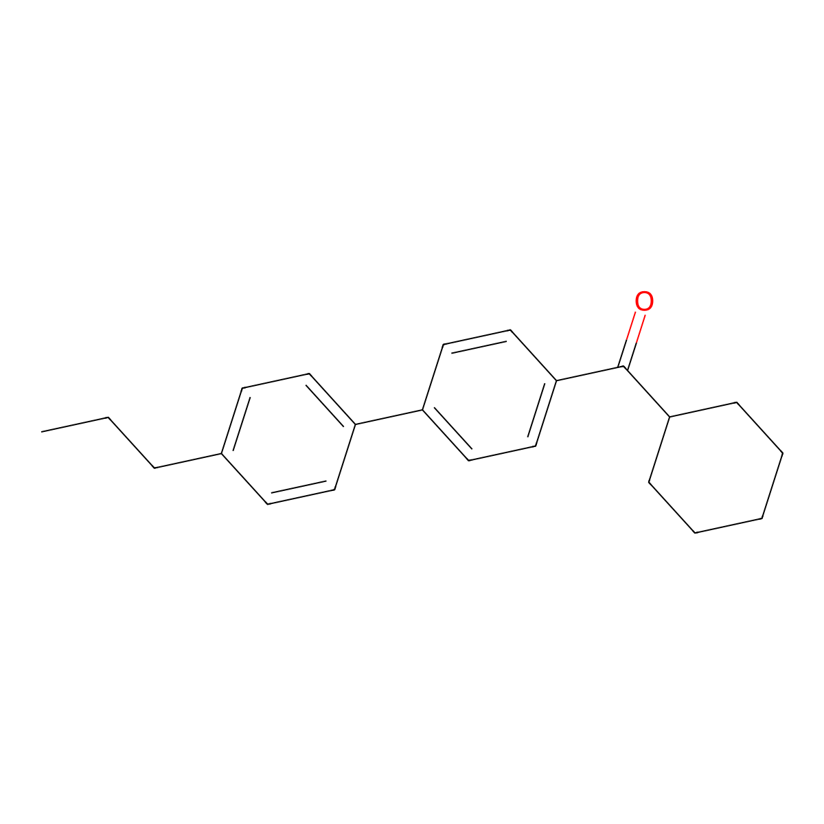 Cyclohexyl(4'-propyl[1,1'-biphenyl]-4-yl)methanone molecular structure, CAS 2173122-54-6