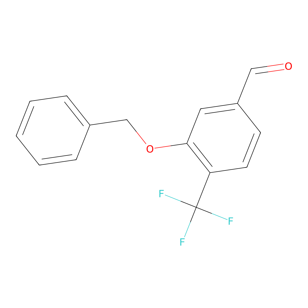 3-(Benzyloxy)-4-(trifluoromethyl)benzaldehyde molecular structure, CAS 2173135-86-7