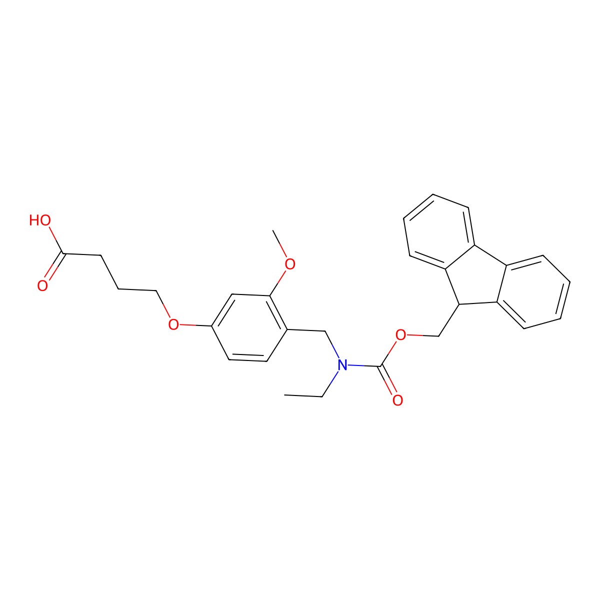 Fmoc-N-ethyl-MPBA molecular structure, CAS 2173156-53-9