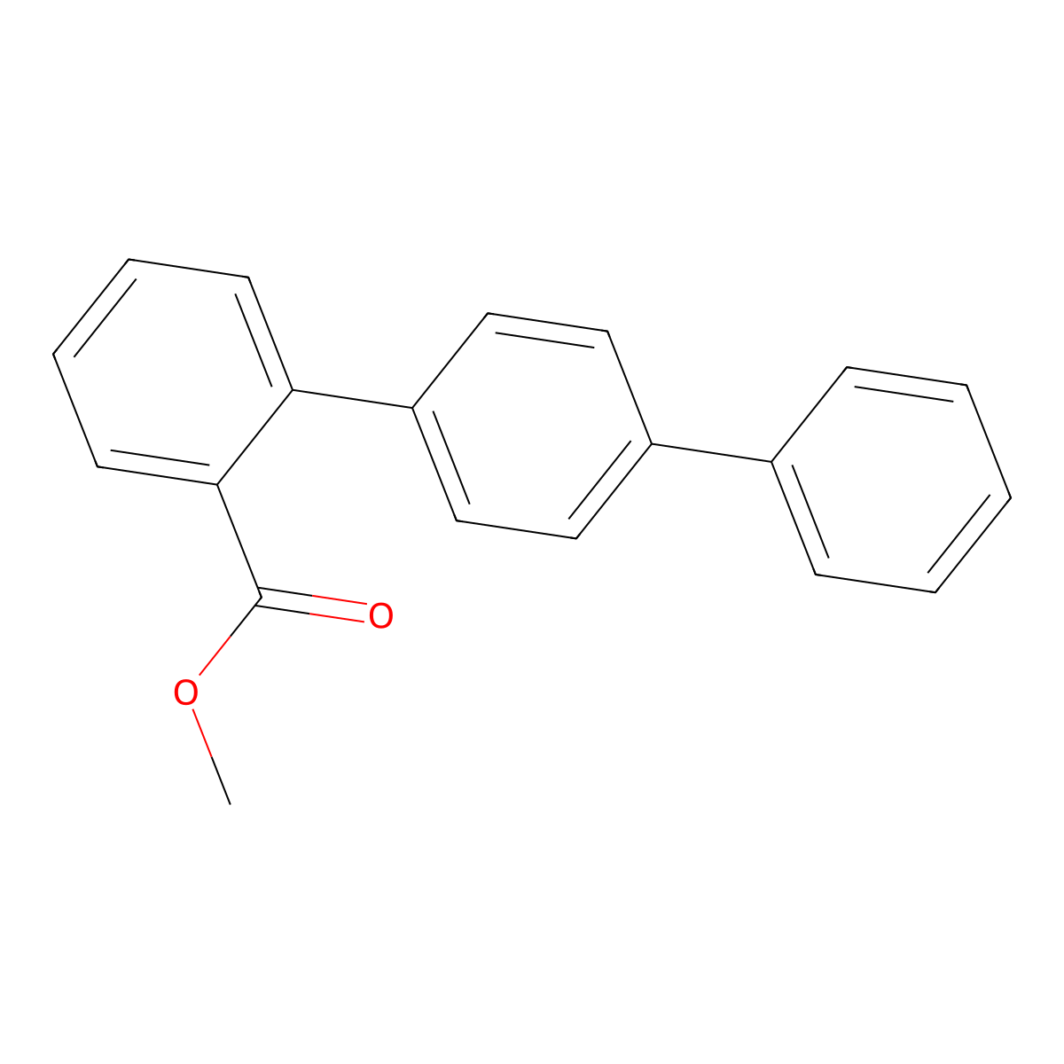 Methyl 2-{[1,1'-biphenyl]-4-yl}benzoate molecular structure, CAS 2173303-25-6