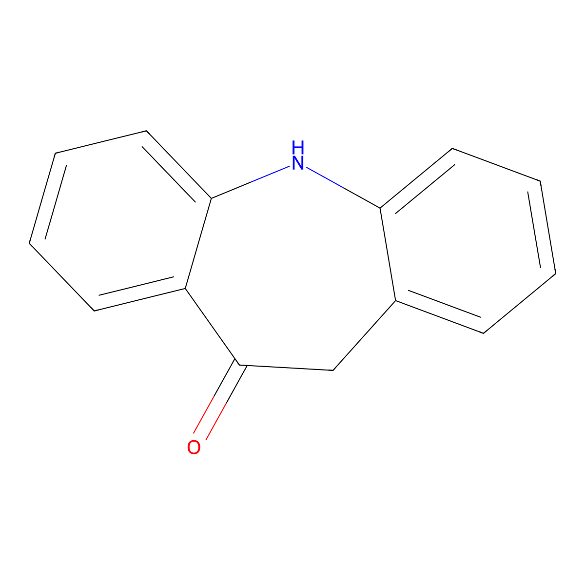 DE(5-carboxamide)oxcarbazepine molecular structure, CAS 21737-58-6