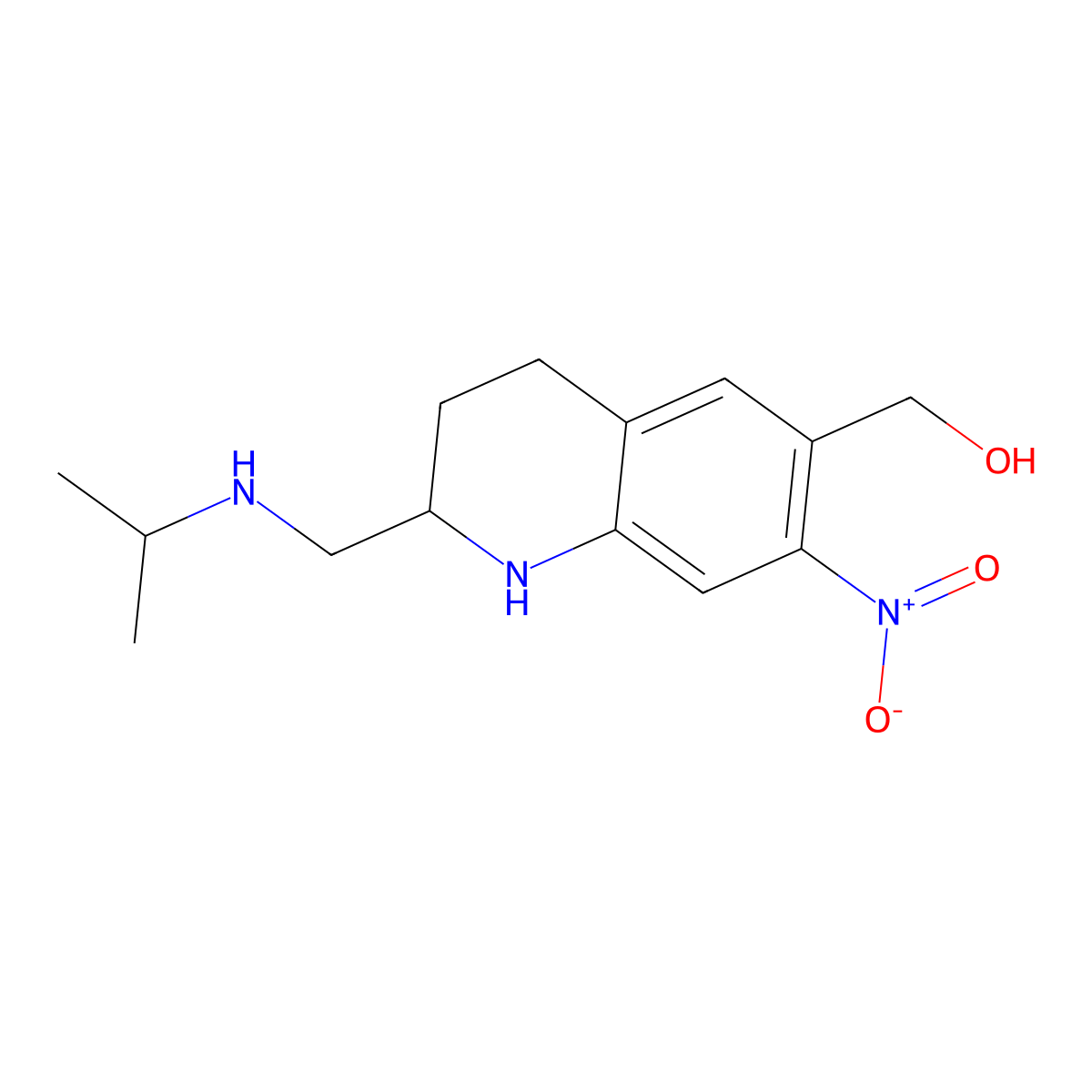 Oxamniquine molecular structure, CAS 21738-42-1
