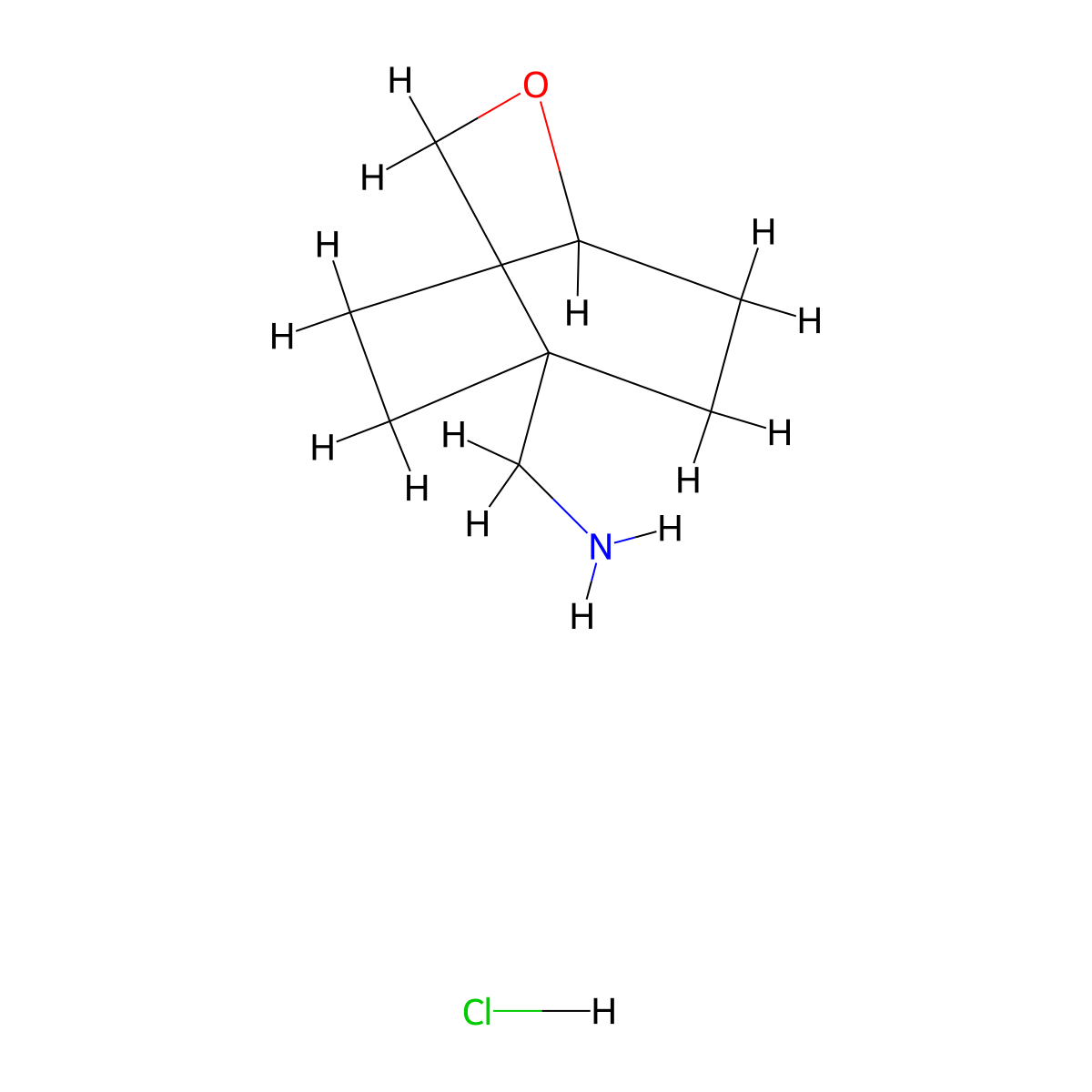 {2-Oxabicyclo[2.2.2]octan-4-yl}methanamine hydrochloride molecular structure, CAS 2173991-83-6