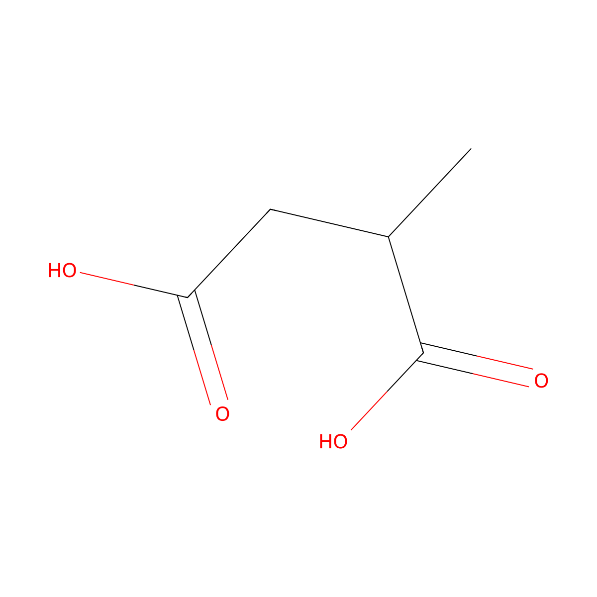 (S)-(-)-Methylsuccinic Acid molecular structure, CAS 2174-58-5