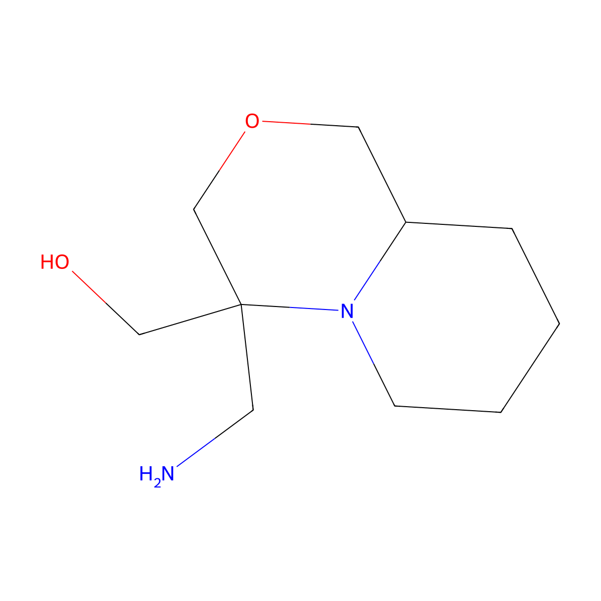[4-(Aminomethyl)-octahydropyrido[2,1-c]morpholin-4-yl]methanol molecular structure, CAS 2174001-51-3