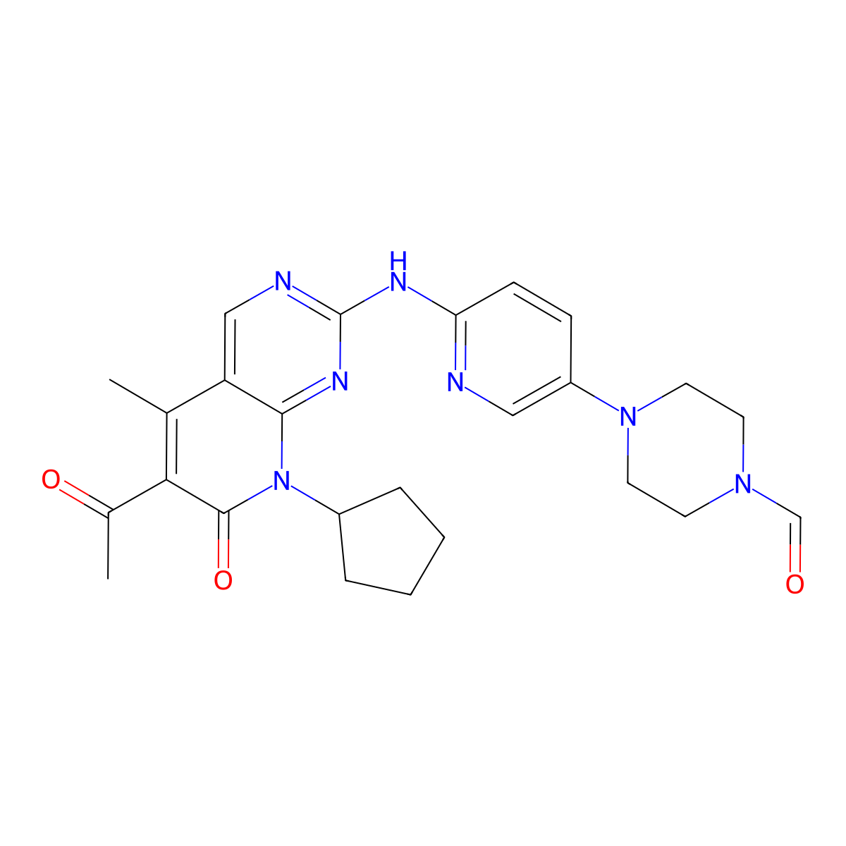 Palbociclib Impurity 025 molecular structure, CAS 2174002-16-3