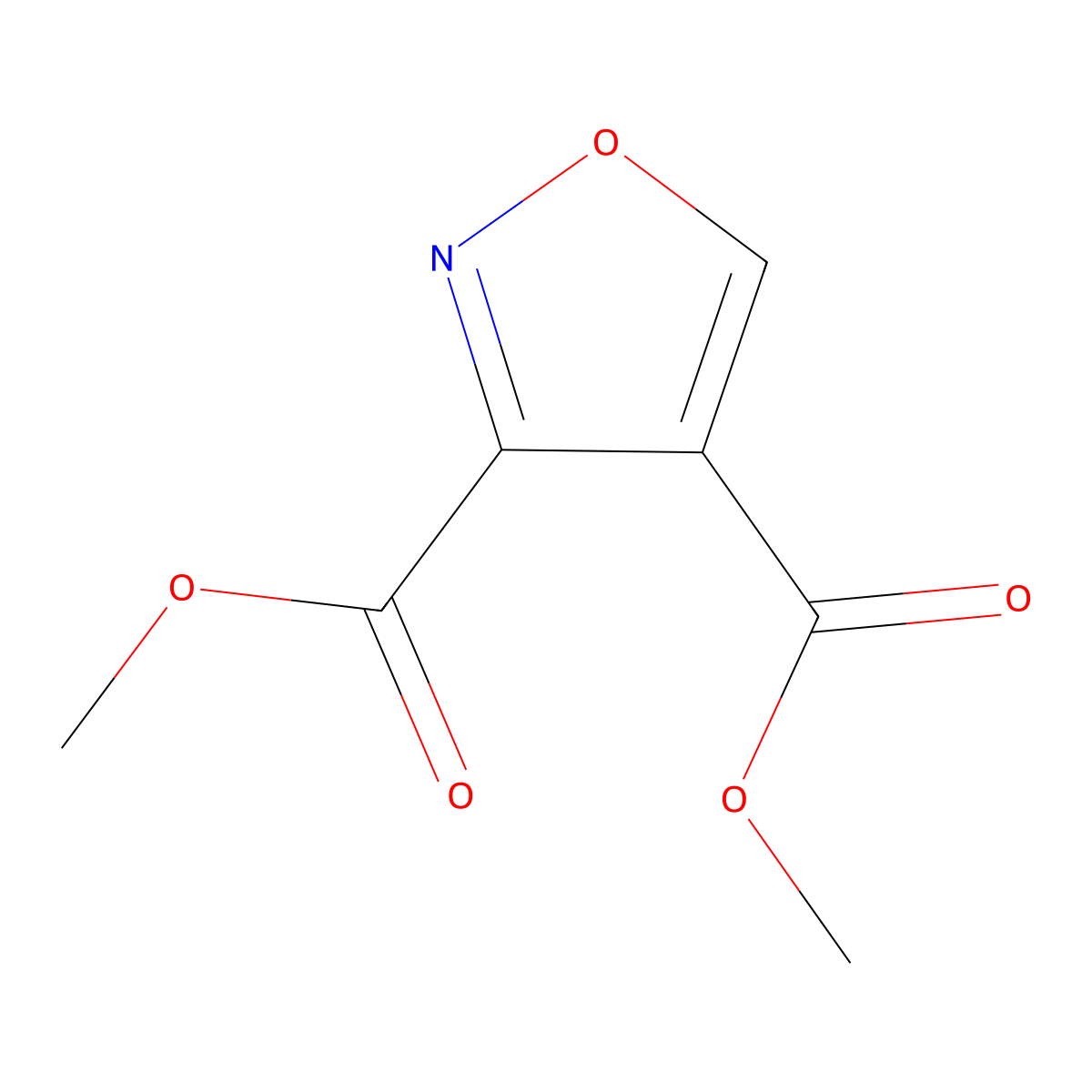3,4-Dimethyl 1,2-oxazole-3,4-dicarboxylate molecular structure, CAS 2174007-53-3