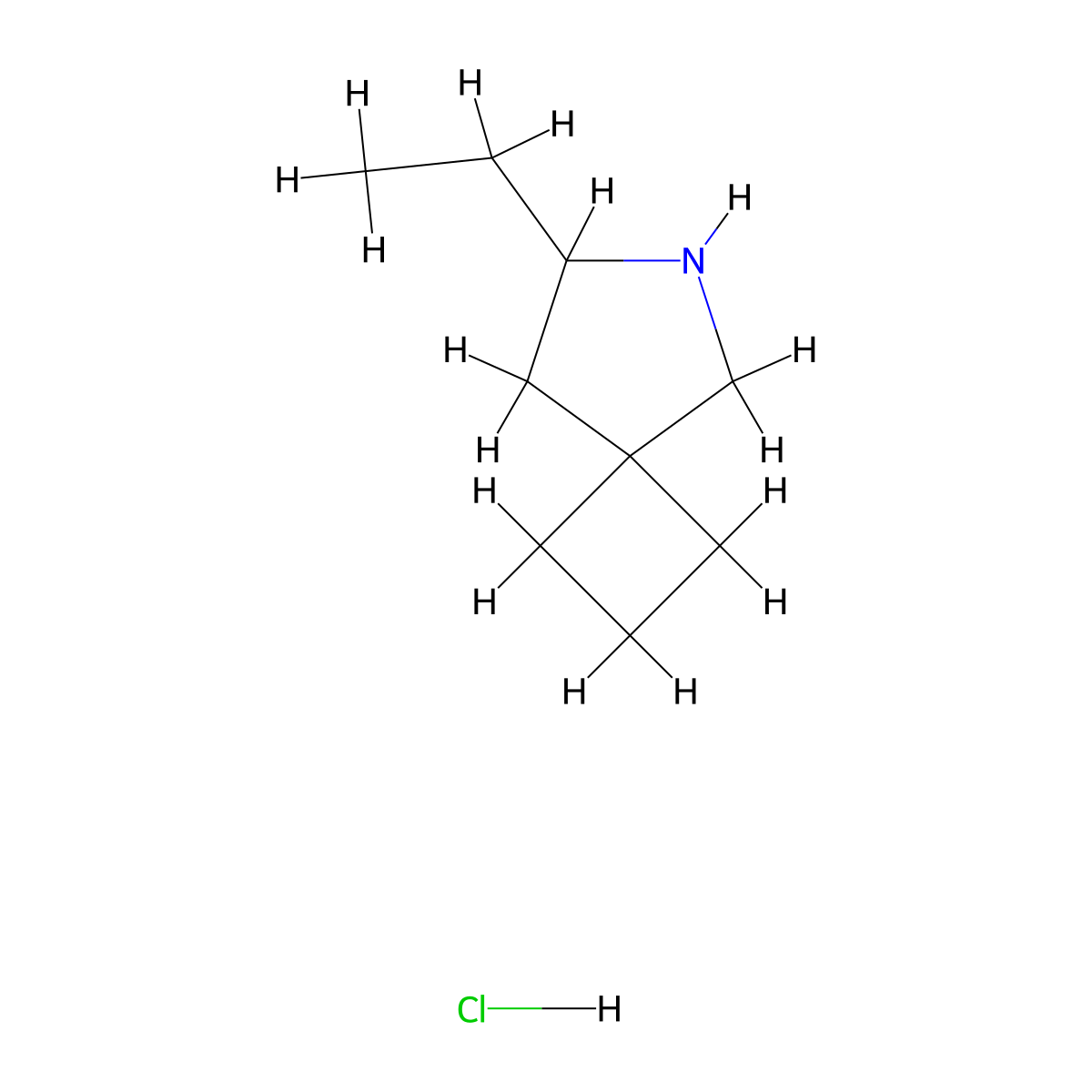 7-Ethyl-6-azaspiro[3.4]octane hydrochloride molecular structure, CAS 2174008-04-7