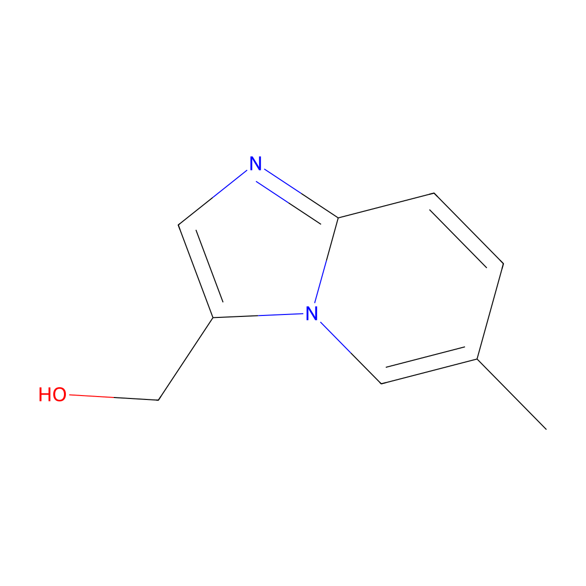 (6-Methylimidazo[1,2-A]pyridin-3-YL)methanol molecular structure, CAS 217435-67-1