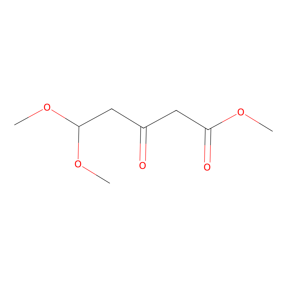 Methyl 5,5-dimethoxy-3-oxopentanoate molecular structure, CAS 217447-41-1