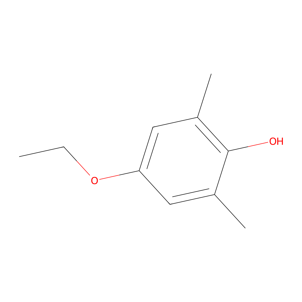 4-Ethoxy-2,6-dimethylphenol molecular structure, CAS 217448-95-8