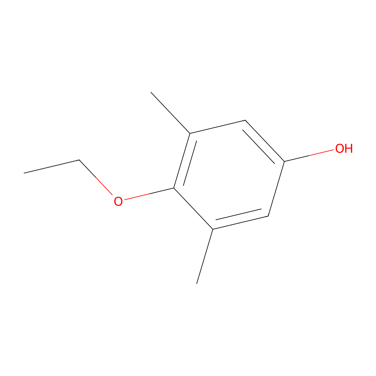 4-Ethoxy-3,5-dimethylphenol molecular structure, CAS 217448-96-9