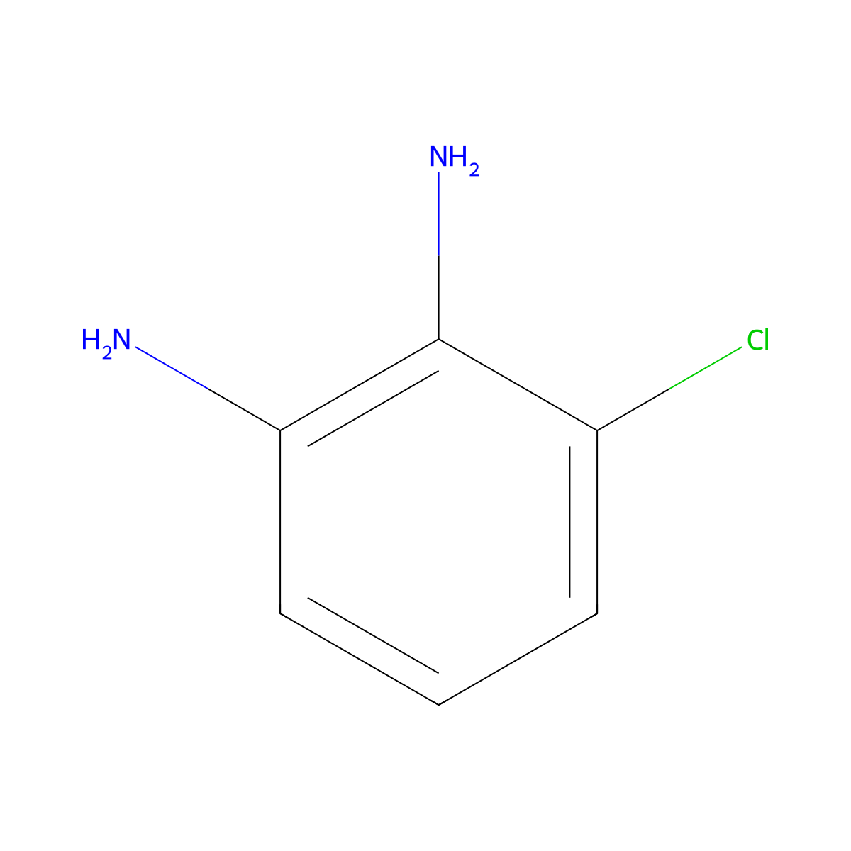 (2-Amino-3-chlorophenyl)amine molecular structure, CAS 21745-41-5