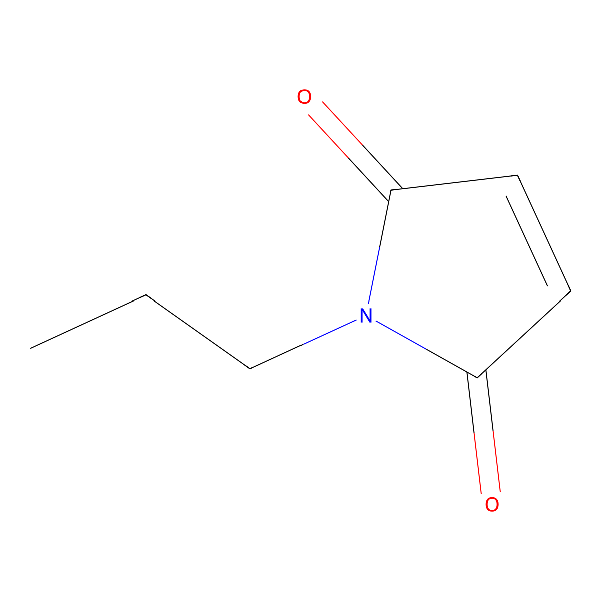 1-Propyl-1H-pyrrole-2,5-dione molecular structure, CAS 21746-40-7
