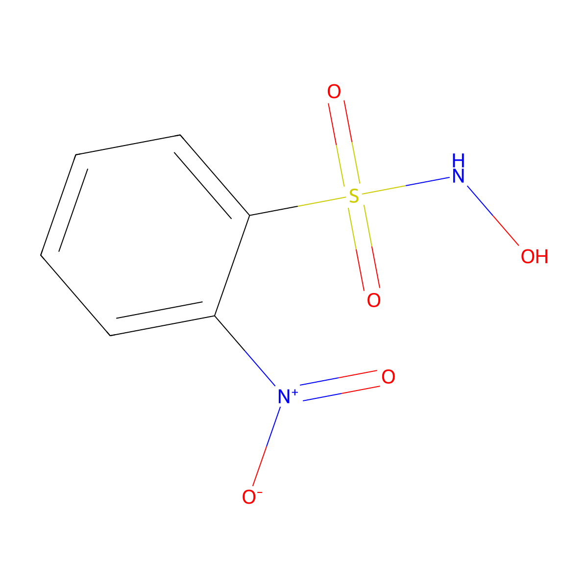 N-Hydroxy-2-nitrobenzenesulfonamide molecular structure, CAS 217463-52-0
