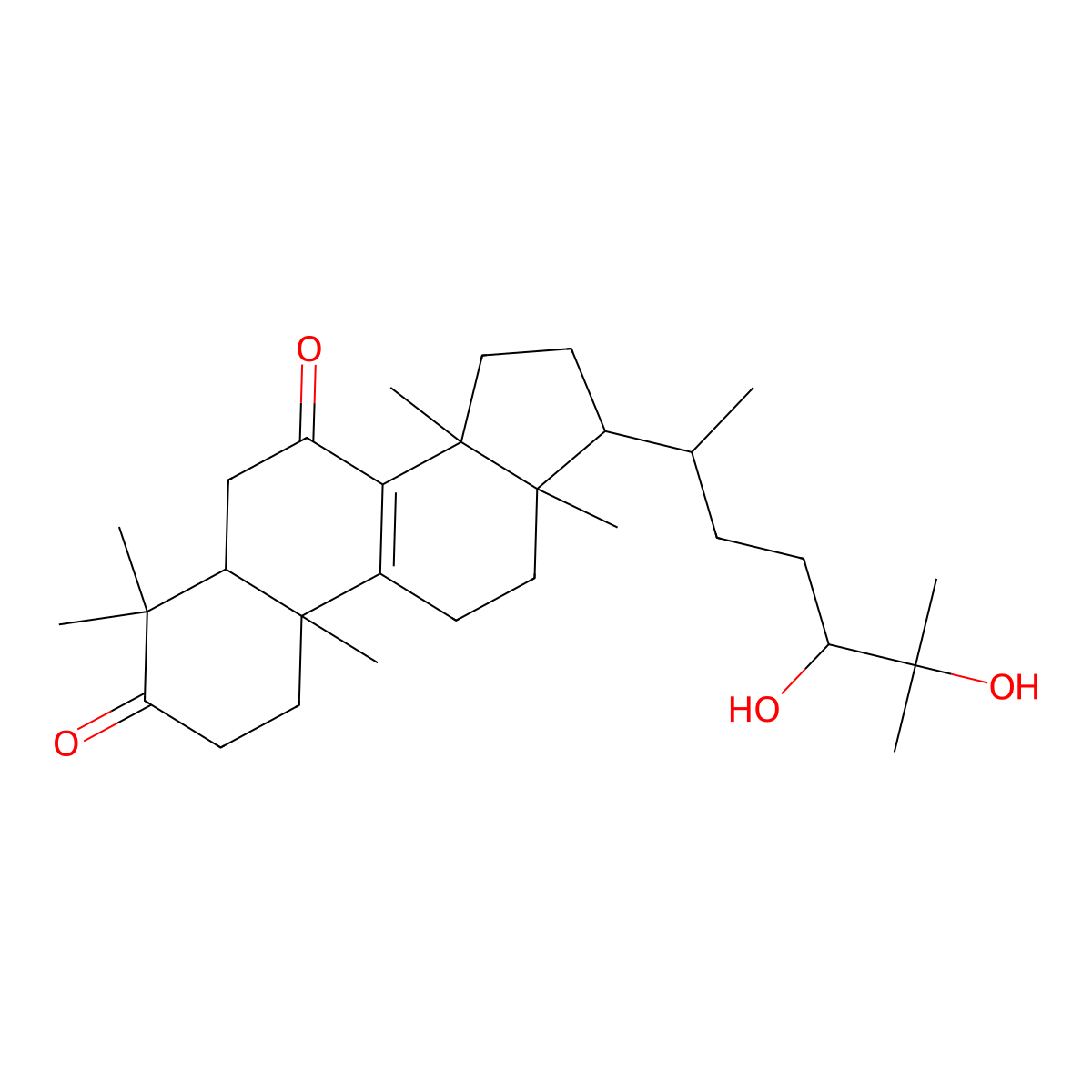 Lucidumol A molecular structure, CAS 217476-73-8